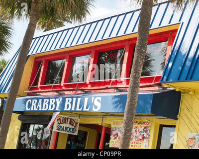 Crabby Bill's Seafood Restaurant, Clearwater Beach, FL, USA Banque D'Images