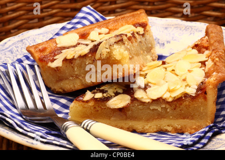 Bakewell Pudding, (dessert), l'amande iconique Derbyshire, Royaume-Uni Banque D'Images