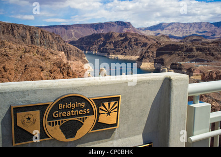 Mike O'Callaghan - Pat Tillman Memorial Hoover Dam Bypass Bridge Banque D'Images