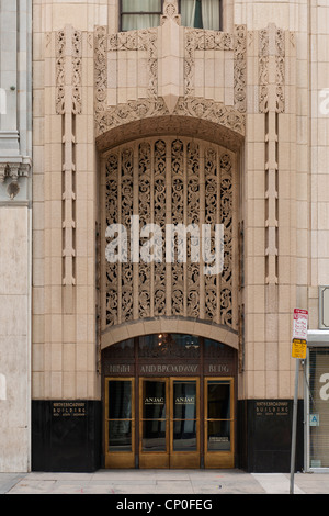 Neuvième et Broadway, Los Angeles Banque D'Images