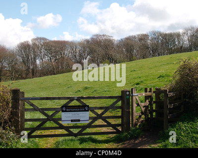 Stamford Hill, site de la bataille de stratton 1643, Cornwall, UK Banque D'Images