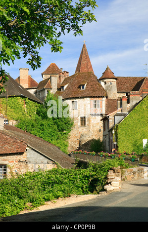 Carennac Lot Gourdon Occitaine France Banque D'Images