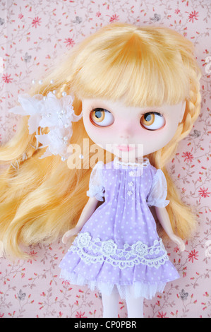 Custom made Blythe doll - poupée de base Rune de glace Neo Takara Banque D'Images