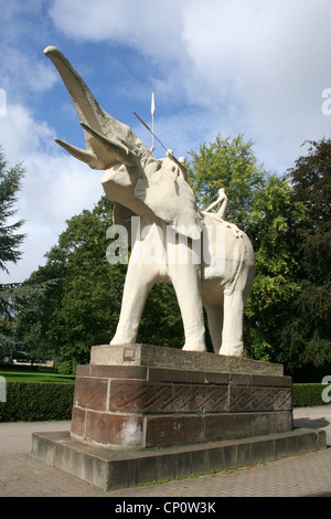 Éléphant statue Tervuren Belgique Banque D'Images