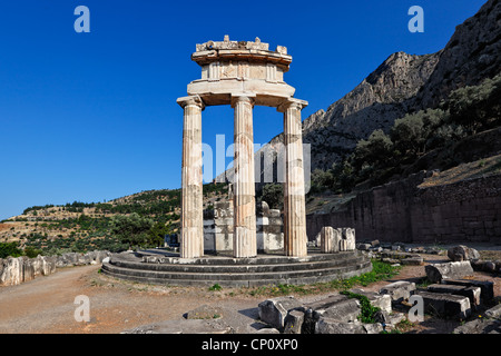 Le Tholos d'Athéna Pronaia (380 B.C.) à Delphes, Grèce Banque D'Images