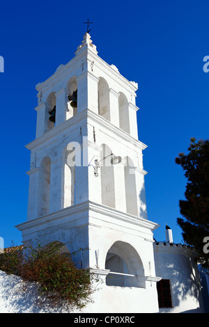 Un clocher traditionnel dans l'île de cythère, Grèce Banque D'Images