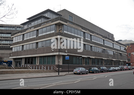 La région métropolitaine de Lambeth Politiques Centre de commande centrale de communication, Lambeth Road, Londres, Royaume-Uni. Banque D'Images