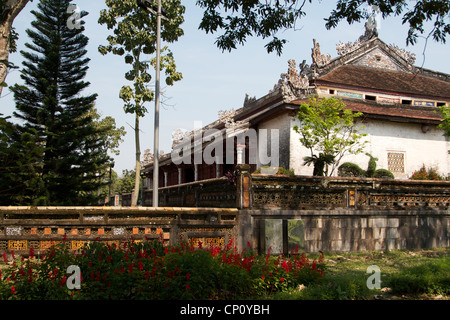 Le palais Thai Hoa, à l'intérieur de la Cité Impériale, Hue, Vietnam. Banque D'Images