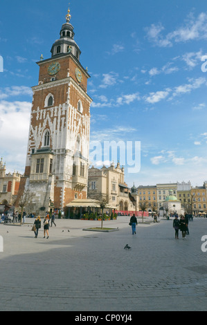 Tour de ville de Cracovie Pologne Banque D'Images