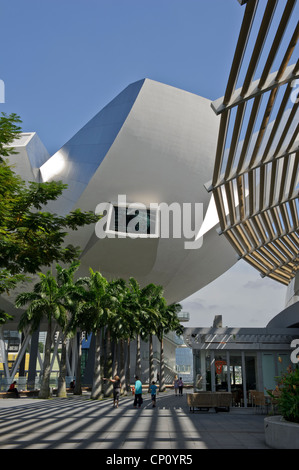 Le Musée Artscience près de Marina Bay Sands, Singapour Banque D'Images