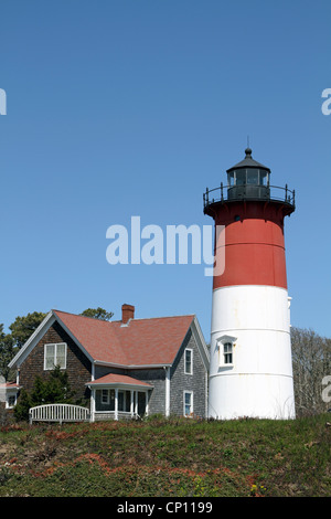 Nauset Beach Light, Eastham, Cape Cod, Massachusetts, USA Banque D'Images