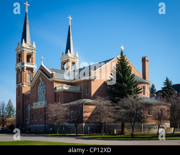 St Aloysius Église à l'Université Gonzaga à Spokane, État de Washington. Banque D'Images