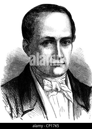 Niepce, Joseph Nicephore, 7.3.1765 - 5.7.1833, photographe français, portrait, photographie, Banque D'Images