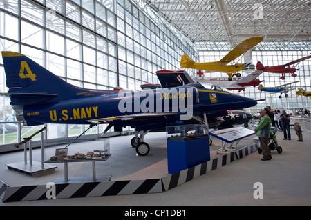 Douglas A-4F Skyhawk ll (1967). Musée de l'aviation. Seattle. USA Banque D'Images