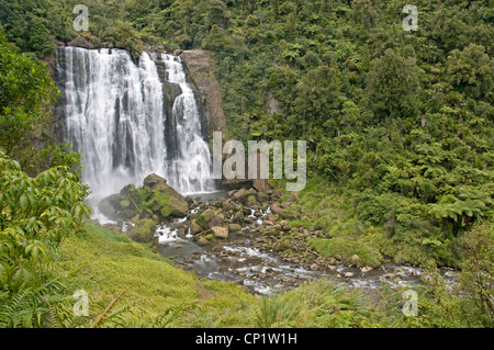 Marokopa Falls, North Island, New Zealand Banque D'Images