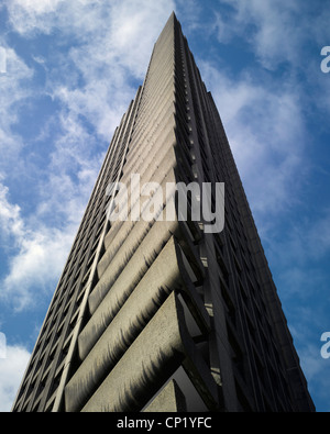 Barbican Estate, Lauderdale Tower, architectes : architectes : Chamberlin, Powell et Bon Banque D'Images