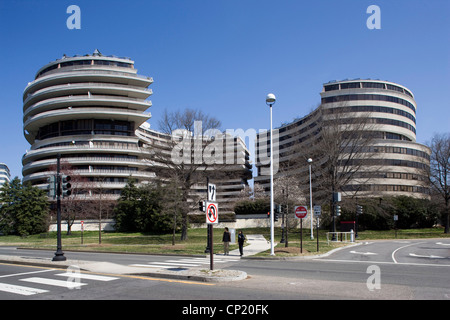 Watergate Complex, Washington, D.C. Etats-unis, architectes : architectes : Luigi Moretti Banque D'Images
