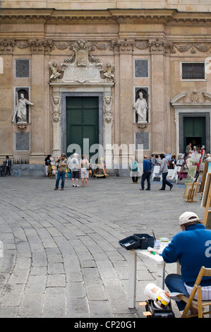 Chiesa Del Gesù, Gênes. Banque D'Images