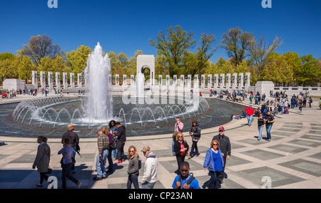 WASHINGTON, DC, USA - World War II Memorial. Banque D'Images