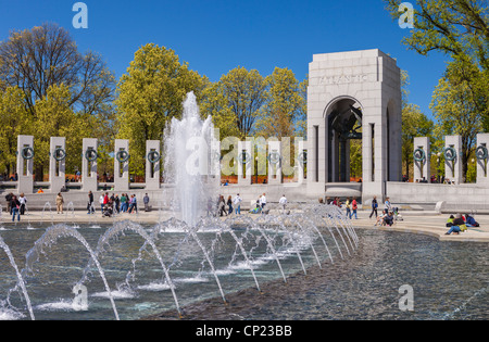 WASHINGTON, DC, USA - World War II Memorial. Banque D'Images