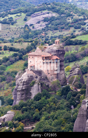 Saint Nicolas Anapafsas (St Nicolas Anapausas) monastère, région des météores, plaine de Thessalie, Grèce Banque D'Images