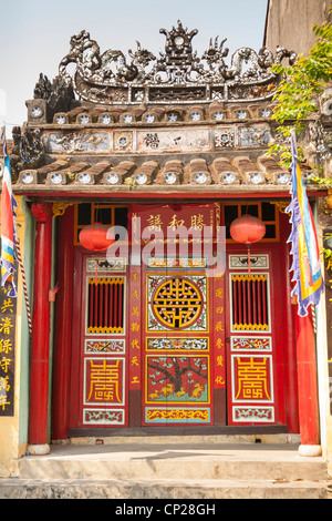 Temple de la famille chinoise, Hoi An, Quang Nam Province, Vietnam Banque D'Images