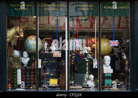 Scriptum vitrine, Turl Street, Oxford, Angleterre Banque D'Images