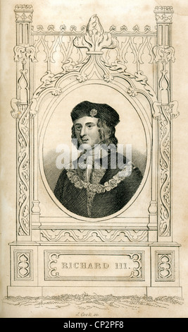 Portrait du roi Richard III d'Angleterre. Banque D'Images