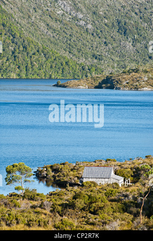 Lake dove Cradle Mountain, en Tasmanie, Australie Banque D'Images