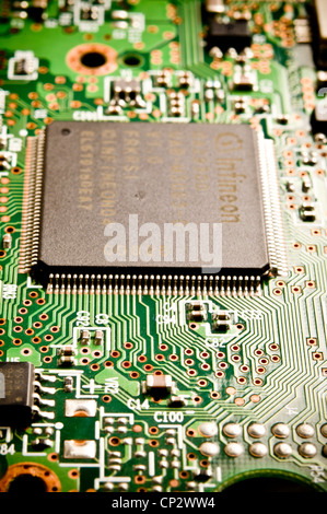 Contrôleur de disque dur circuit board Banque D'Images