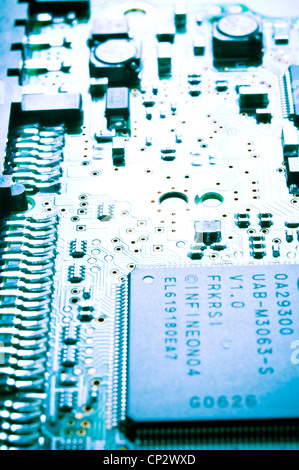 Contrôleur de disque dur circuit board Banque D'Images