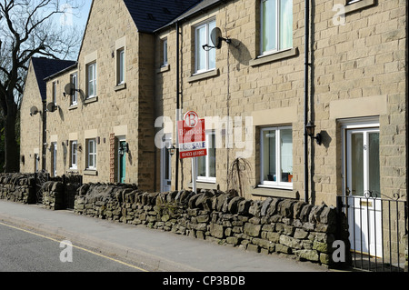 Maison en pierre à vendre derbyshire eyam england uk Banque D'Images