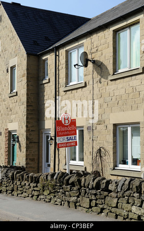 Maison en pierre à vendre derbyshire eyam england uk Banque D'Images