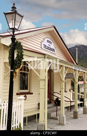 Vieux bureau de poste dans Arrowtoen, Otago, île du Sud, Nouvelle-Zélande Banque D'Images