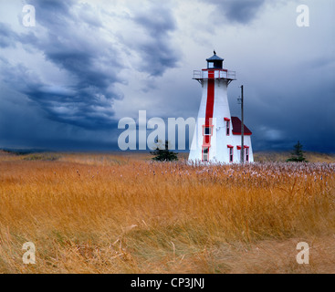 Photo de New London gamme phare arrière, Prince Edward Island, Canada Banque D'Images