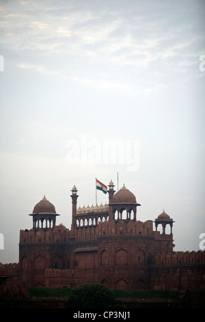 La porte de Lahore le Fort Rouge, Lal Qila, Old Delhi, Inde Banque D'Images