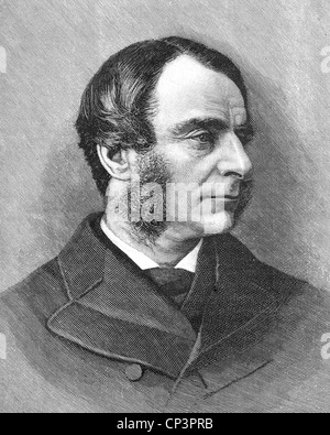 CHARLES KINGSLEY (1819-1875) prêtre anglais et le romancier le plus célèbre pour l'Water-Babies en 1863 Banque D'Images