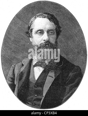 LORD FREDERICK CAVENDISH (1836-1882) homme politique anglais Banque D'Images