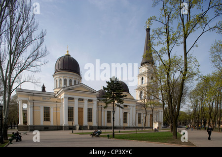 L'Ukraine. Odessa. Cathédrale Spaso-preobrajensky. bâtiment original, construit entre 1795 1827, a été démoli en 1936. Banque D'Images