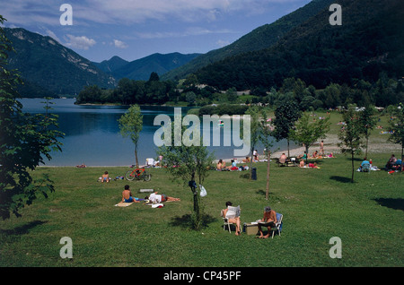 Trentin-haut-Adige - Lago di Ledro (Trento). Banque D'Images