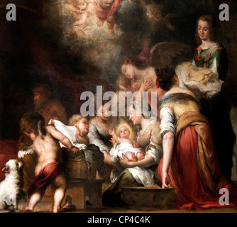 Naissance de la Vierge 1661 par Bartolomé Esteban Murillo Espagnol Espagne 1618-1682 Banque D'Images