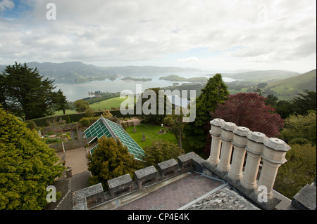 Larnachs Château, Dunedin, Otago Peninsula, île du Sud, Nouvelle-Zélande Banque D'Images