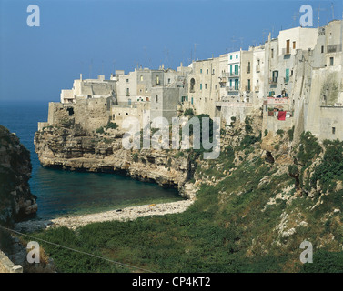 Les Pouilles - Polignano a Mare (Ba). Banque D'Images