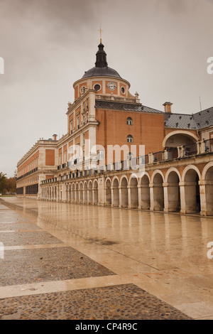 Espagne, Madrid, Madrid, le Palais Royal à Aranjuez, extérieur Banque D'Images