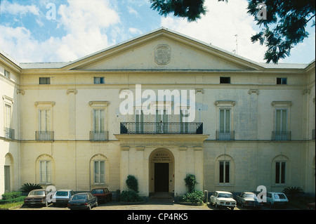 Napoli Campania Villa Floridiana façade Banque D'Images