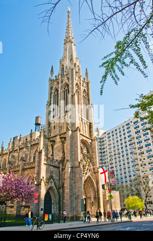 Grace Church Cathedral New York City Banque D'Images