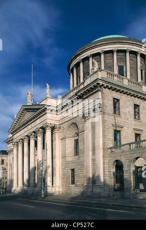 Irlande - Dublin - Quatre cours, siège de la Haute Cour de justice, construit entre 1786 et 1802 (architecte James Gandon). Banque D'Images