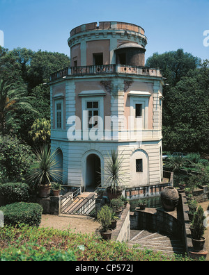 - Campanie Caserta, le Palais Royal. La tour de Pernesta appelé 'Castelluccia' Banque D'Images