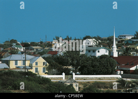 Îles Turques et Caïques (territoire situé hors du Royaume-Uni) - South Caicos island. Cockburn Harbour. Banque D'Images