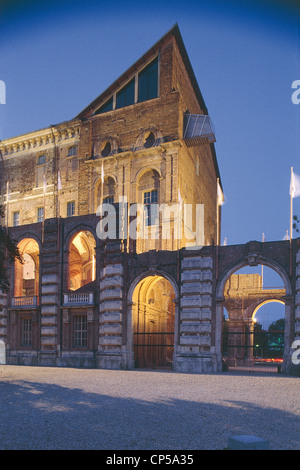 Le piémont, Rivoli. Castello di Rivoli, CABINET DU MUSÉE D'ART CONTEMPORAIN Banque D'Images